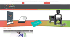 Desktop Screenshot of fayegravure.com